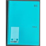 U Deep Udep Notebook A4 Spiralli Defter 40 Yaprak Çizgili Turkuaz Kapak