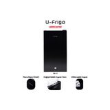 U-Frigo 90 Lt 12-24V Marin/karavan Kompresörlü Buzdolabı Temperli Cam Kapak Limited Edition Siyah