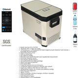 U-Frigo Oto Buzdolabı Leto Duo 55LT 12V/24V Çift Kapaklı Soğutucu Modeli - 55 lt - Altın - Gri