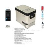 U-Frigo Oto Buzdolabı Leto Duo Çift Kapaklı 55LT 12V/24V - 55 lt - Gri - Beyaz