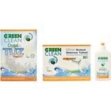 U Green Clean 30'lu Bulaşık Makinesi Tableti + Doğal 1.5 kg Tuz + 500 ml Parlatıcı