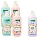 U Green Clean Baby Bitkisel Çamaşır Deterjanı Ve Yumuşatıcı 4'lü Paket Ve Leke Çıkarıcı - 5 lt