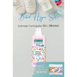 U Green Clean Baby Çamaşır Yumuşatıcı 1 L x 10 Adet ve Hediyeli - 1 lt