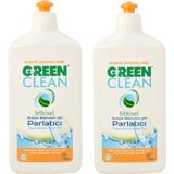 U Green Clean Bitkisel Bulaşık Makinesi Parlatıcı 500 ml Kokusuz Bitki Bazlı Ürün - 2 Adet