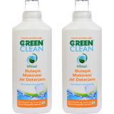 U Green Clean Bitkisel Jel Bulaşık Makinesi Deterjanı 1 lt - 2 Adet Bitki Bazlı Form