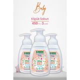 U Green Clean Green Clean Baby Köpük Sabun Portakal Yağlı 450 ml x 3 Adet