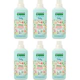 U Green Clean Organik Lavanta Yağlı Baby Bitkisel Çamaşır Deterjanı 1000 Ml - 6'lı