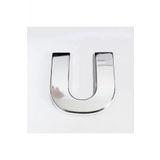Ü Harfi 3,75 Cm Krom Yapışkanlı