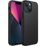 U & iPhone 14 ile Uyumlu İçi Kadife Dışı Yapıya Sahip Koruma Sağlayan Lansman Silikon Kılıf ()