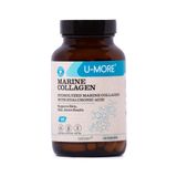 U-MORE - Biyotin, C Vitamini, Hyaluronik Asit, Glutatyon, Selenyum içeren Hidrolize Deniz Kolajeni (Peptid) Takviyesi – Sağlıklı Saç, Cilt, Tırnak ve Eklem Desteği – 60 Tablet