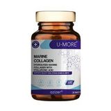 U-MORE Hidrolize Balık Kolajen Takviyesi - Hyaluronik Asit, Biotin, C Vitamini, Glutatyon, Selenyum - Sağlıklı Eklemler, Saçlar, Cilt, Tırnaklar - 60 Tablet