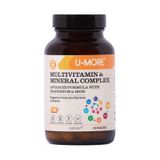 U-More Multivitamin Kalsiyum Magnezyum Demir Çinko 60 Tablet