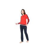 U.. POLO ASSN. Pamuklu Pijama Takımı, S, LK&20116, Kırmızı, kadın