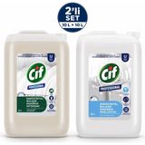 U-Pro Cif Bulaşık Makine Deterjanı 10 Lt + Parlatıcısı 10 Lt 2’li Profesyonel Set