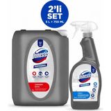 U-Pro Domestos Çamaşır Suyu 5 L + Hijyenik Yüzey Dezenfektan Sprey 750 ml - 5750 ml