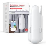 U-Rail İçin Switchbot Akıllı Perde 3: 16 Kg Çeker, 25 Db Sessiz, Bluetooth Uygulama Kontrolü Ve Zamanlayıcı. Homekit, Alexa Ve Google Home İçin Akıllı Ev Çözümü (Switchbot Hub Gereklidir)