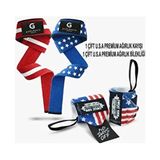 U.s.a Fitness Bilekliği Fitness Crossfit Ağırlık Bilekliği Wrist Wraps U.s.a Ağırlık Kayışı Lifting - Çok Renkli - Standart