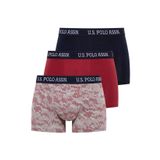 U.S POLO 80454 ERKEK UZUN PAÇALI 3 lü Boxer