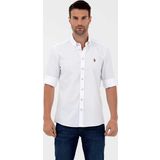 U.S. Polo Assn. 1571767 Beyaz Erkek Gömlek