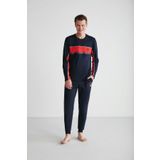 U.S. Polo Assn. 18725 Erkek Yuvarlak Yaka Pijama Takım