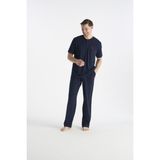 U.s. Polo Assn. 19029 Erkek Pijama Takımı - Lacivert - 2XL