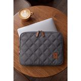 U.S. Polo Assn. 22476-78-81-79-80 Tablet Çantası Kılıf Macbook Air - Macbook Pro 13&13.3 Inç Uyumlu Laptop Kılıfı Kapitone - Gri