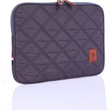U.S. Polo Assn. 22476-78-81-79-80 Tablet Çantası Kılıf Macbook Air - Macbook Pro 13&13.3 Inç Uyumlu Laptop Kılıfı Kapitone - Gri