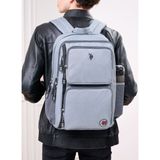 U.S. Polo Assn. 24006-24000-24008-24004 Unisex Okul Sırt Çantası Öğrenci Günlük Seyahat Tatil Spor Yürüyüş Seyahat Gezi Kamp Günlük - Gri