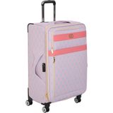 U.s. Polo. Assn. 24041-24039-24038-24040 Orta Boy Unisex Monogram Kumaş Valiz Tatil Bavul - Pudra