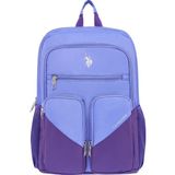 U.S. Polo Assn. 24111-24103-24109-24113-24107 Unisex Okul Sırt Çantası Öğrenci Günlük Seyahat Tatil Spor Yürüyüş Seyahat Gezi Kamp Günlük - Mor