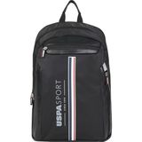 U.S. Polo Assn. 24378-24376-24373 Unisex Okul Sırt Çantası Öğrenci Günlük Seyahat Tatil Spor Yürüyüş Seyahat Gezi Kamp Günlük /siyah