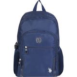 U.S. Polo Assn. 24402-24401 Unisex Okul Sırt Çantası Öğrenci Günlük Seyahat Tatil Spor Yürüyüş Seyahat Gezi Kamp Günlük - Lacivert