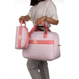 U.s. Polo Assn. 24626-2'LI Seyahat Valizi + Makyaj Çantası Kombini - Pudra