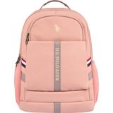 U.S. Polo Assn. 25064-25067-25105-25118 Unisex Okul Sırt Çantası Öğrenci Günlük Seyahat Tatil Spor Yürüyüş Seyahat Gezi Kamp Günlük Çanta - Pembe