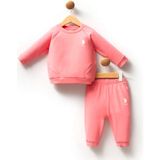 U.s. Polo Assn 2'li Bebek Takımı USB2741 - Pembe - 18 - 24 Ay