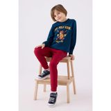 U.s. Polo Assn. 3 Iplik Şardonlu Erkek Çocuk Pijama Takım - Açık Lacivert - 5 - 6 Yaş