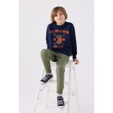U.s. Polo Assn. 3 Iplik Şardonlu Erkek Çocuk Pijama Takım - Lacivert - 9 - 10 Yaş