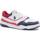 U.S. Polo Assn. 4W Martell 4PR Beyaz Lacivert Kırmızı Erkek Sneaker Ayakkabı