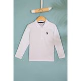 U.S. Polo Assn. 50207743 Beyaz Kız Çocuk Sweatshirt