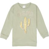 U.S. Polo Assn. 50240521-VR183 Açık Haki Kız Çocuk Sweatshirt