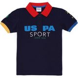 U.S. Polo Assn. 50247343 Beyaz Bisiklet Yaka Erkek Çocuk T-shirt
