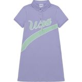 U.S. Polo Assn. 50249093-VR034 Lila Örme Kız Çocuk Elbise