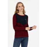 U.S. Polo Assn. 50253070-VR014 Kadın Bordo Triko Kazak