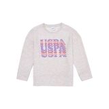 U.S. Polo Assn. 50253326-VR156 Bej Melanj Kız Çocuk Sweatshirt
