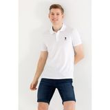 U.S. Polo Assn. 50264891-VR013 Erkek Beyaz T-shirt