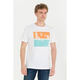 U.S. Polo Assn. 50264934-VR013 Beyaz Erkek T-shirt