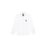 U.S. Polo Assn. 50270356-VR013 Beyaz Uzun Kollu Erkek Çocuk Gömlek
