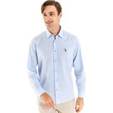 U.S. Polo Assn. 50284297-VR003 Mavi Erkek Gömlek