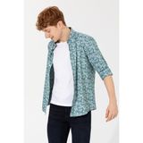 U.S. Polo Assn. 50288374-VR027 Haki Uzun Kol Erkek Gömlek