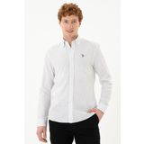 U.S. Polo Assn. 50288673-VR013 Beyaz Erkek Gömlek